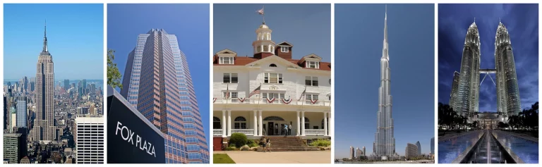 Edificios de película