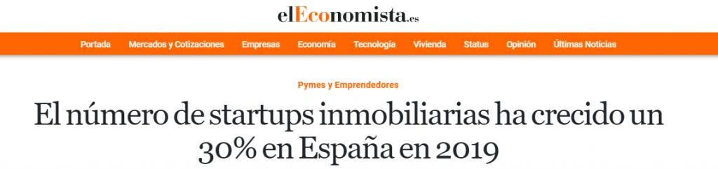 mercado inmobiliario 2019: startups - El Economista