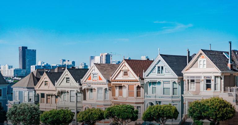 Hilera de casas unifamiliares