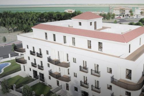 Proyecto residencial Terrazas de Lubricán, en Cádiz, financiado por Urbanitae y promovido por Atomiun