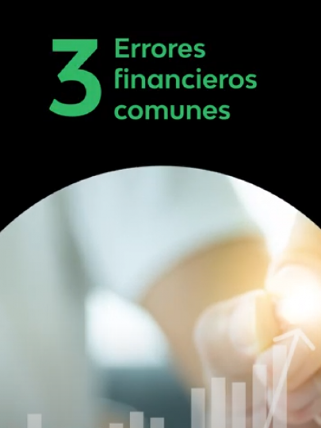 3 errores financieros comunes